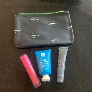 Makeup pouch and 3 minis